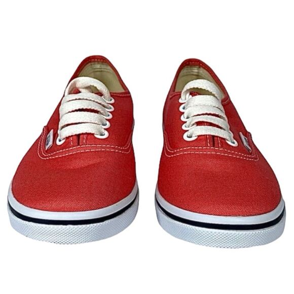 Vans Authentic Women’s Hot Coral/True White Shoe Size 5 New - Picture 3 of 8
